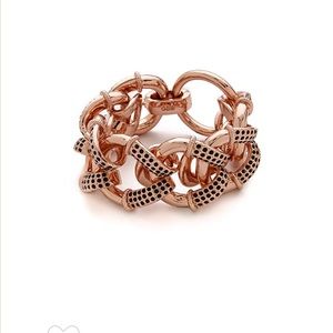 Giles & Brother rosegold cortina encrust bracelet